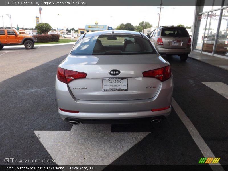 Bright Silver Metallic / Gray 2013 Kia Optima EX