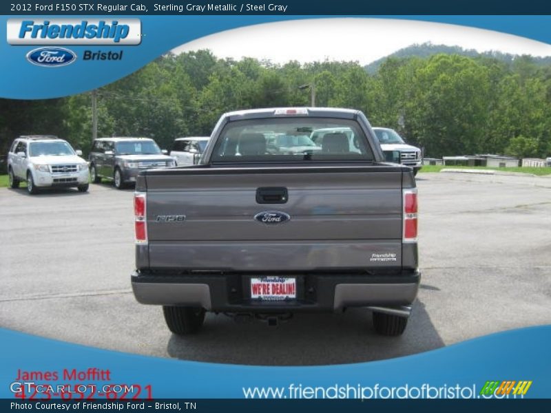 Sterling Gray Metallic / Steel Gray 2012 Ford F150 STX Regular Cab