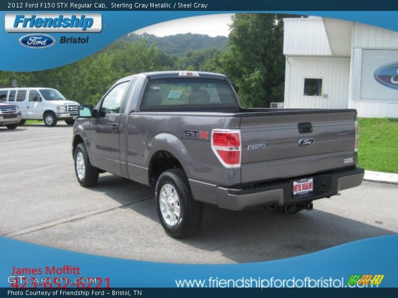 Sterling Gray Metallic / Steel Gray 2012 Ford F150 STX Regular Cab
