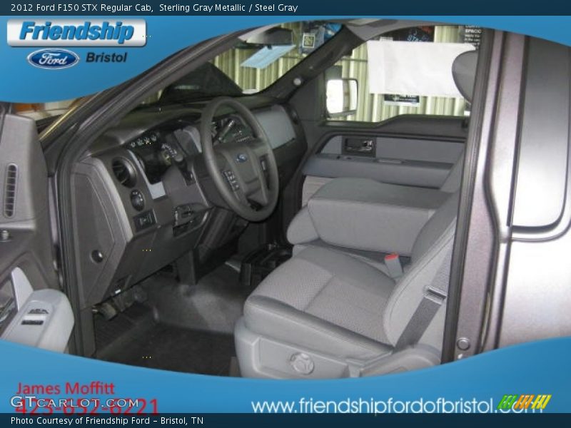 Sterling Gray Metallic / Steel Gray 2012 Ford F150 STX Regular Cab