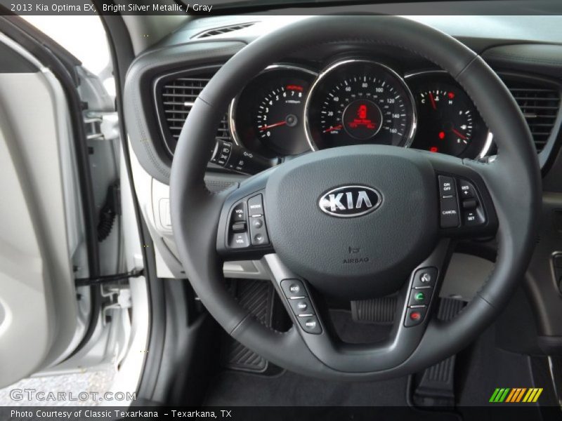 Bright Silver Metallic / Gray 2013 Kia Optima EX
