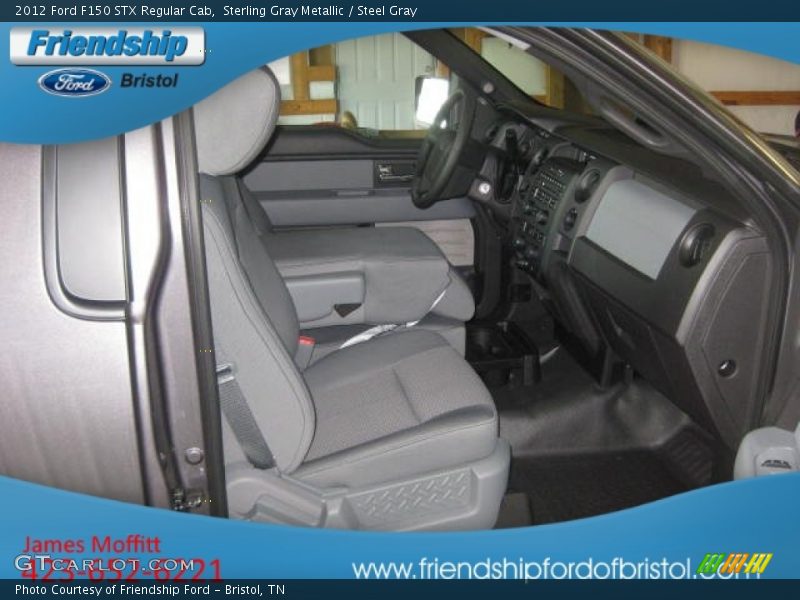 Sterling Gray Metallic / Steel Gray 2012 Ford F150 STX Regular Cab