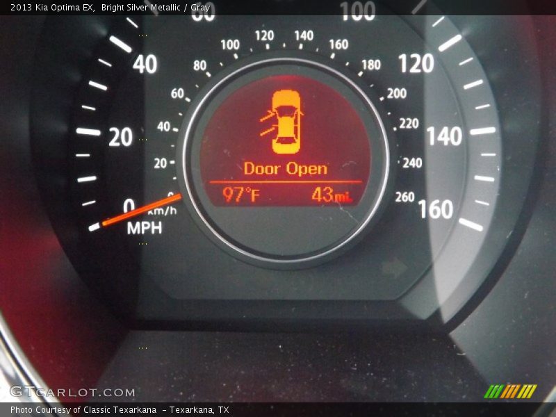 Bright Silver Metallic / Gray 2013 Kia Optima EX