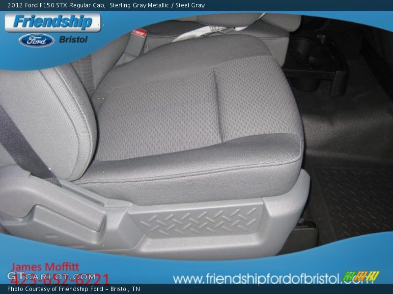 Sterling Gray Metallic / Steel Gray 2012 Ford F150 STX Regular Cab