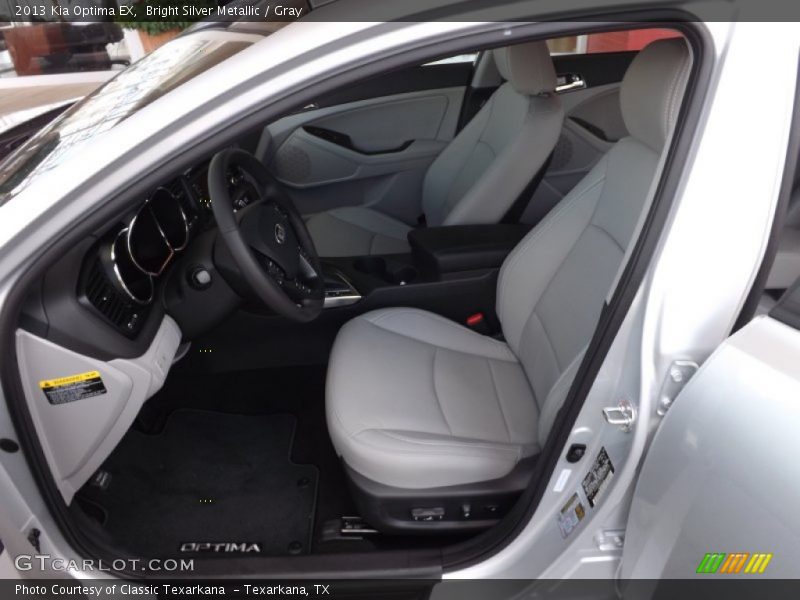 Bright Silver Metallic / Gray 2013 Kia Optima EX
