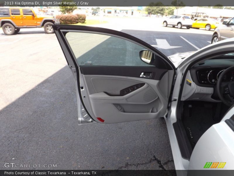 Bright Silver Metallic / Gray 2013 Kia Optima EX