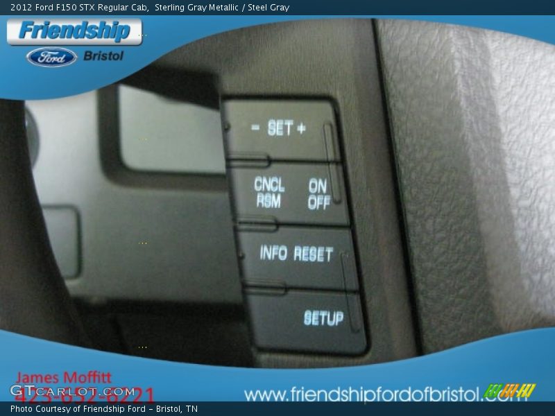 Sterling Gray Metallic / Steel Gray 2012 Ford F150 STX Regular Cab