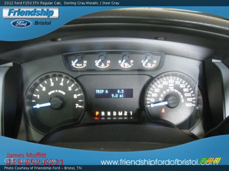Sterling Gray Metallic / Steel Gray 2012 Ford F150 STX Regular Cab