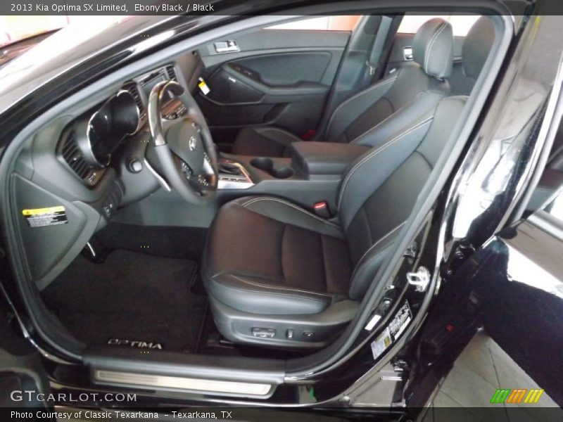  2013 Optima SX Limited Black Interior