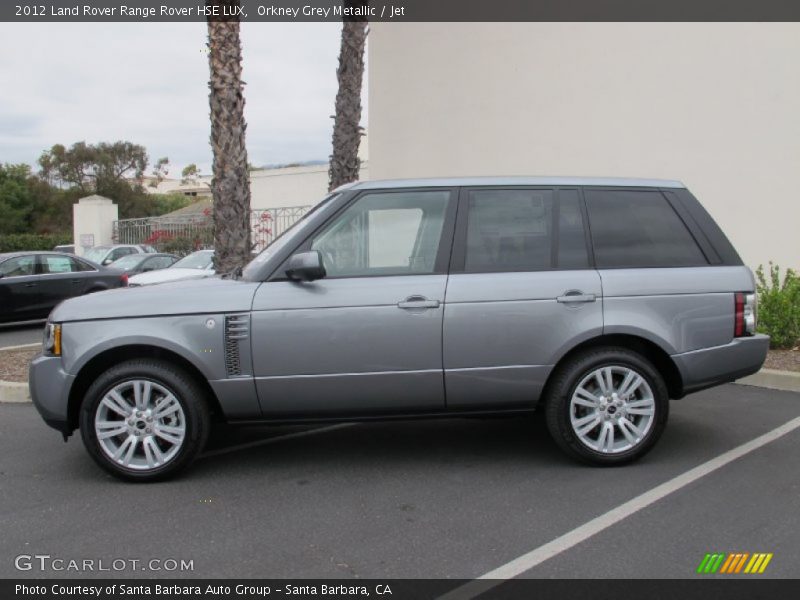 Orkney Grey Metallic / Jet 2012 Land Rover Range Rover HSE LUX
