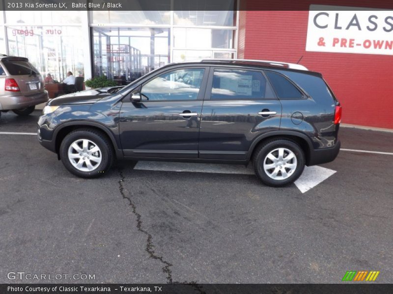 Baltic Blue / Black 2013 Kia Sorento LX