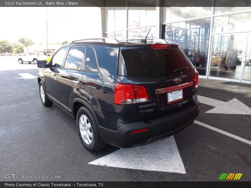 Baltic Blue / Black 2013 Kia Sorento LX