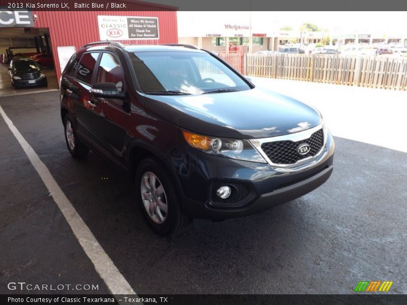 Baltic Blue / Black 2013 Kia Sorento LX