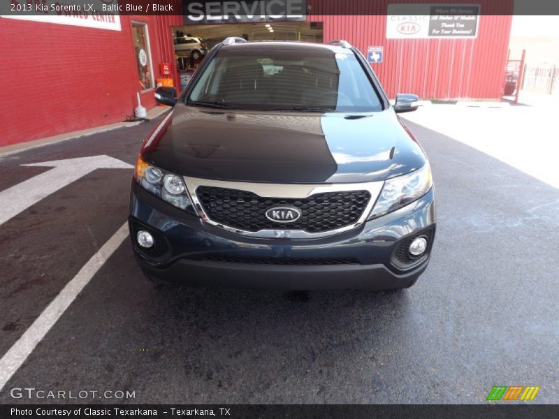 Baltic Blue / Black 2013 Kia Sorento LX