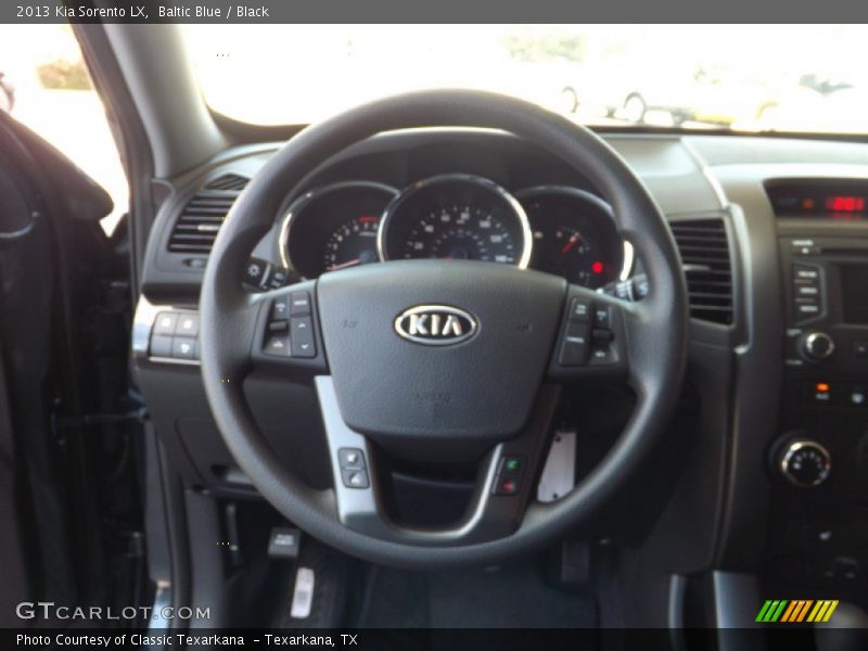 Baltic Blue / Black 2013 Kia Sorento LX