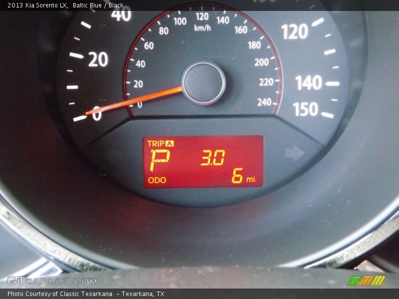 Baltic Blue / Black 2013 Kia Sorento LX