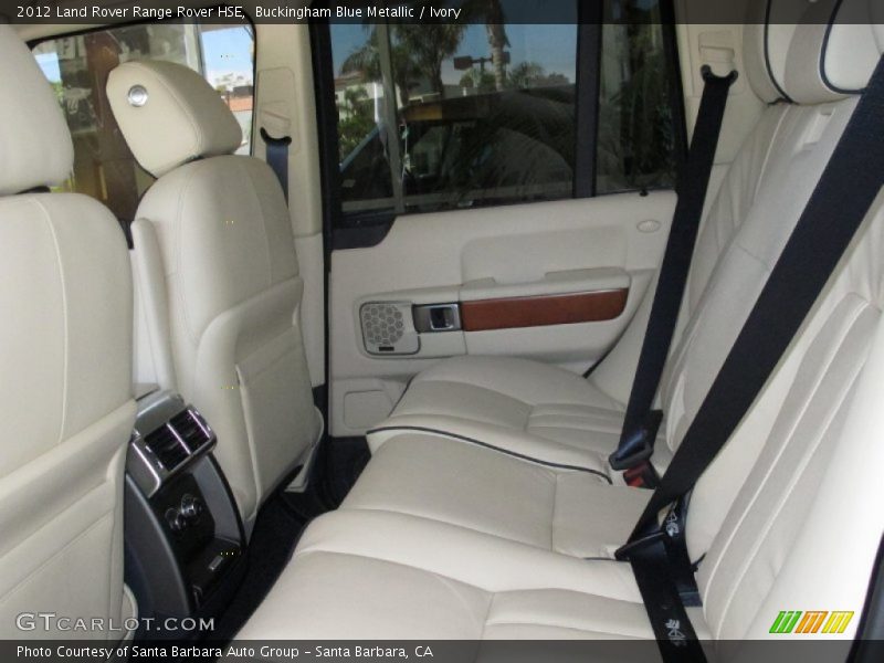 Buckingham Blue Metallic / Ivory 2012 Land Rover Range Rover HSE