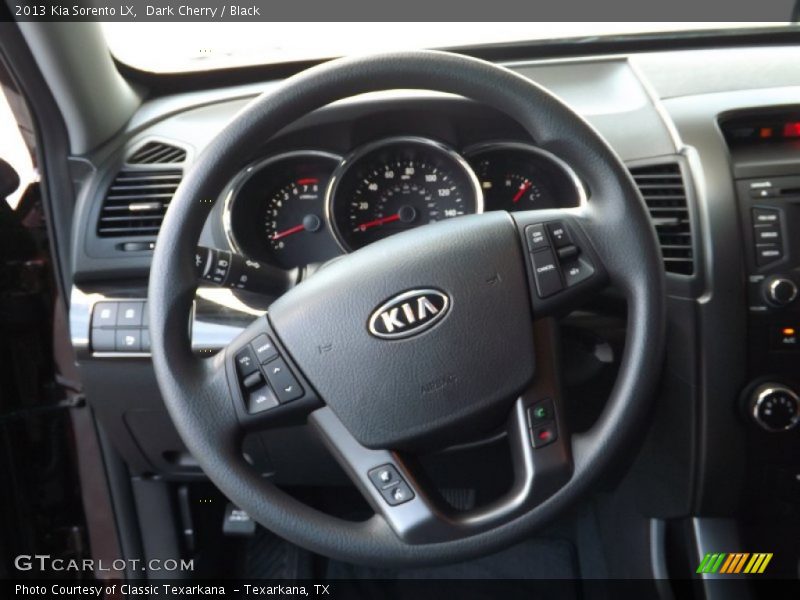 Dark Cherry / Black 2013 Kia Sorento LX