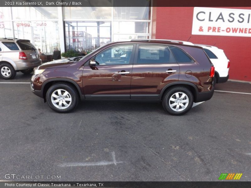 Dark Cherry / Black 2013 Kia Sorento LX
