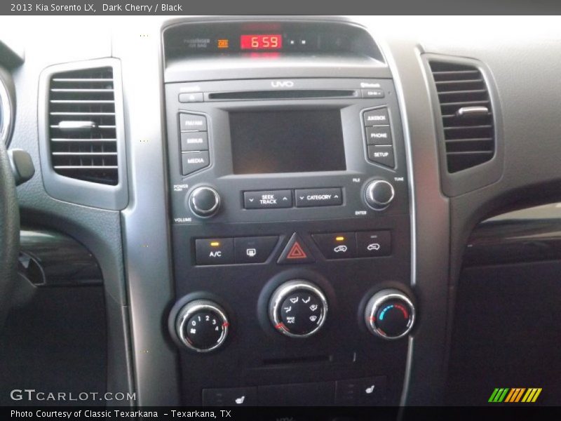 Dark Cherry / Black 2013 Kia Sorento LX