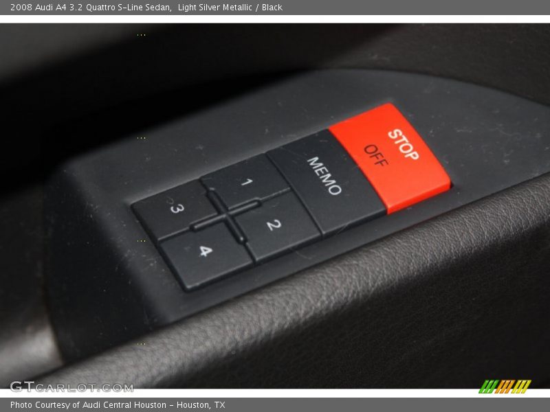 Light Silver Metallic / Black 2008 Audi A4 3.2 Quattro S-Line Sedan