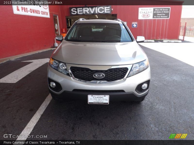 Bright Silver / Black 2013 Kia Sorento LX