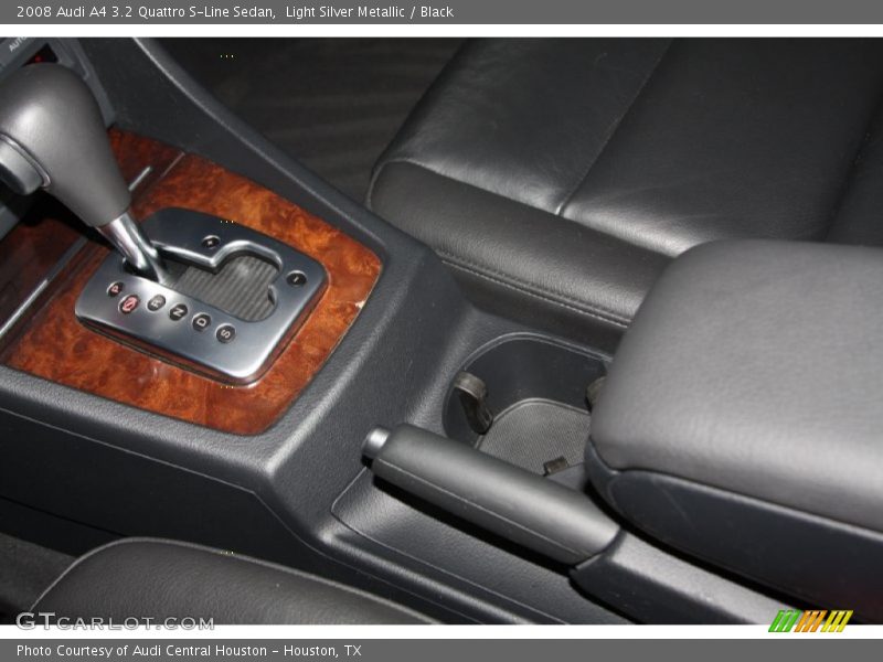 Light Silver Metallic / Black 2008 Audi A4 3.2 Quattro S-Line Sedan