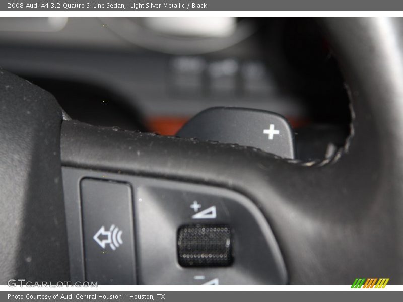 Light Silver Metallic / Black 2008 Audi A4 3.2 Quattro S-Line Sedan