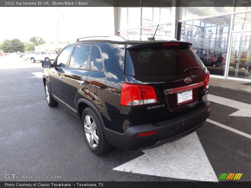 Ebony Black / Black 2013 Kia Sorento EX V6