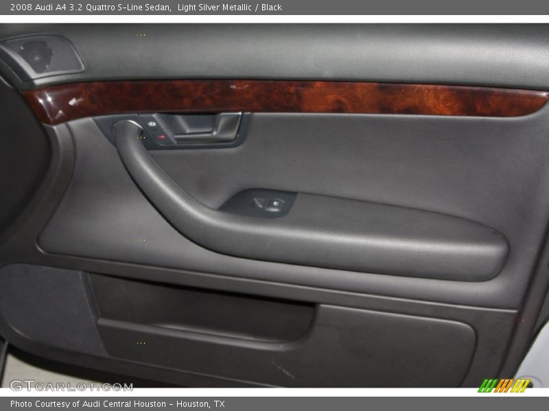 Light Silver Metallic / Black 2008 Audi A4 3.2 Quattro S-Line Sedan