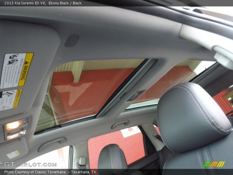 Ebony Black / Black 2013 Kia Sorento EX V6