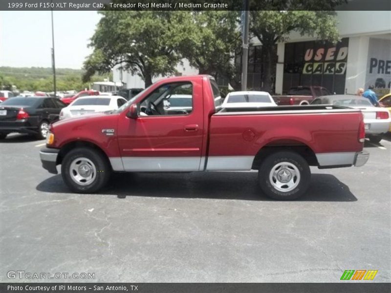 Toreador Red Metallic / Medium Graphite 1999 Ford F150 XLT Regular Cab