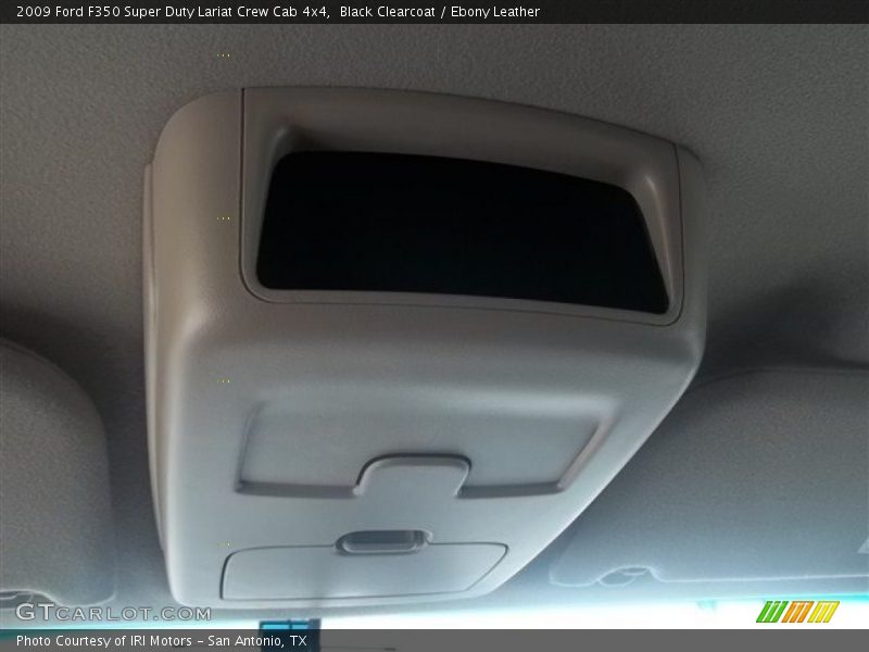 Black Clearcoat / Ebony Leather 2009 Ford F350 Super Duty Lariat Crew Cab 4x4