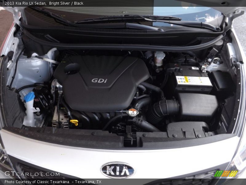 Bright Silver / Black 2013 Kia Rio LX Sedan