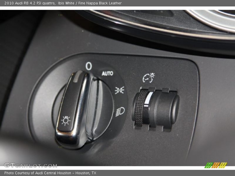 Controls of 2010 R8 4.2 FSI quattro