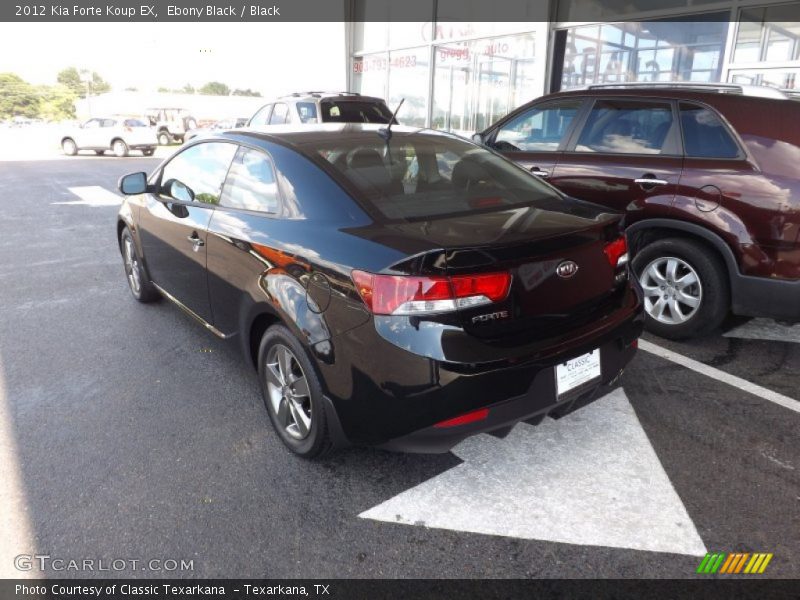 Ebony Black / Black 2012 Kia Forte Koup EX