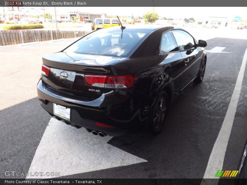 Ebony Black / Black 2012 Kia Forte Koup EX