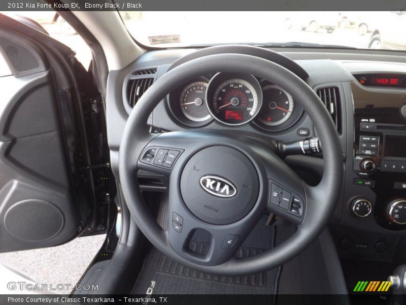 Ebony Black / Black 2012 Kia Forte Koup EX