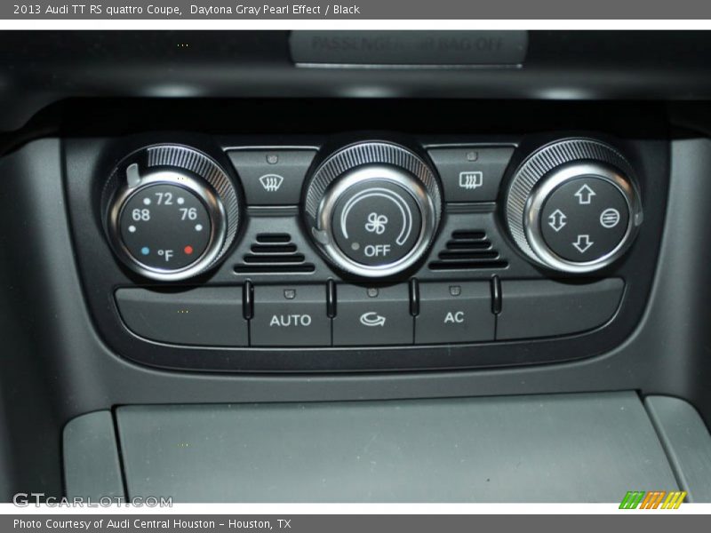 Controls of 2013 TT RS quattro Coupe