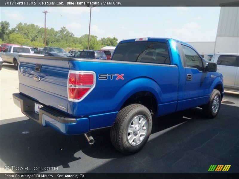 Blue Flame Metallic / Steel Gray 2012 Ford F150 STX Regular Cab