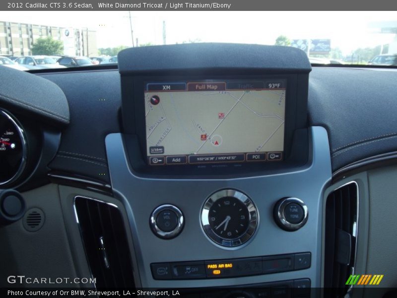White Diamond Tricoat / Light Titanium/Ebony 2012 Cadillac CTS 3.6 Sedan