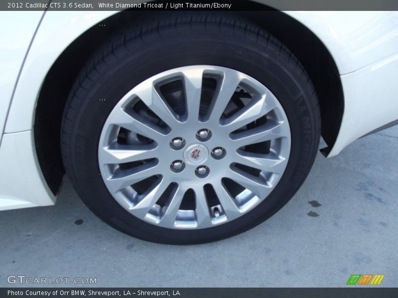 White Diamond Tricoat / Light Titanium/Ebony 2012 Cadillac CTS 3.6 Sedan