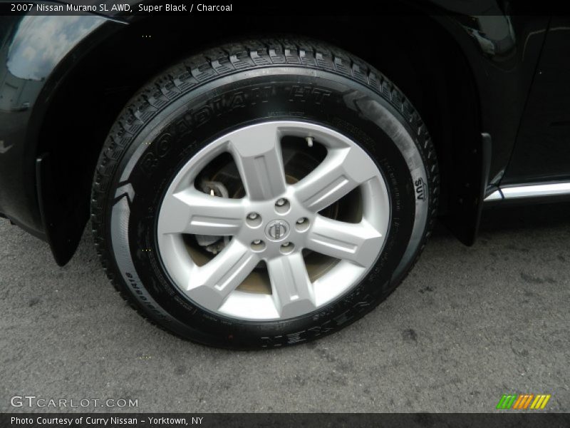 Super Black / Charcoal 2007 Nissan Murano SL AWD
