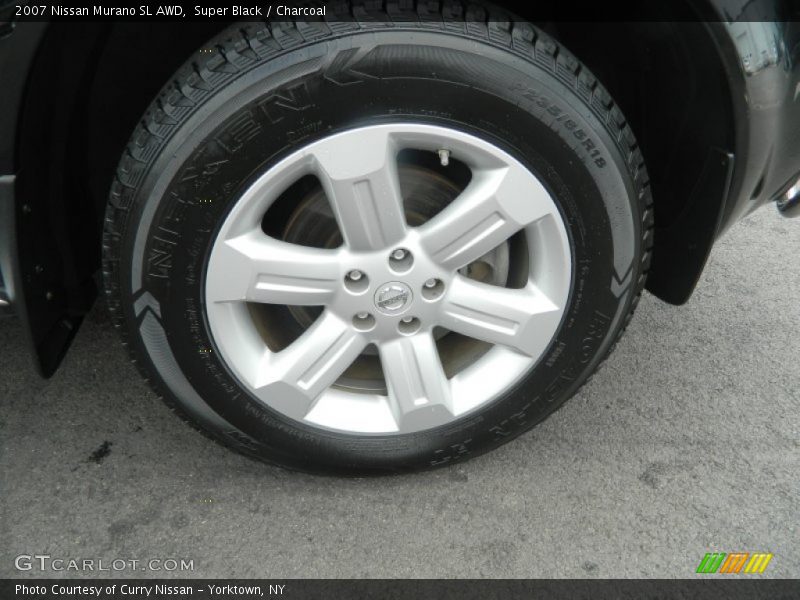 Super Black / Charcoal 2007 Nissan Murano SL AWD