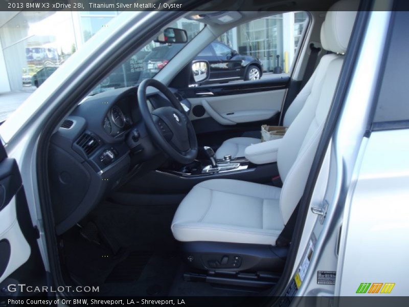 Titanium Silver Metallic / Oyster 2013 BMW X3 xDrive 28i