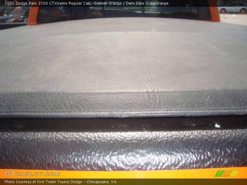 Custom Orange / Dark Slate Gray/Orange 2005 Dodge Ram 1500 GTXtreme Regular Cab