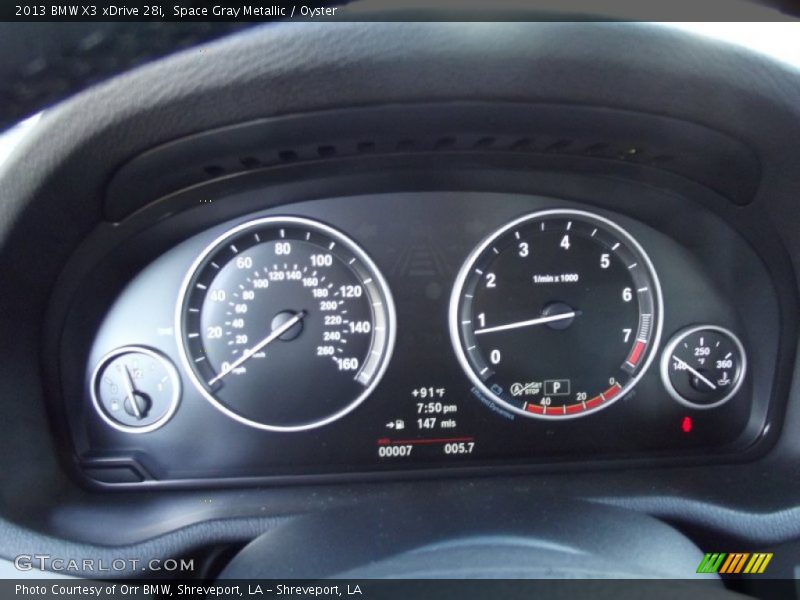  2013 X3 xDrive 28i xDrive 28i Gauges