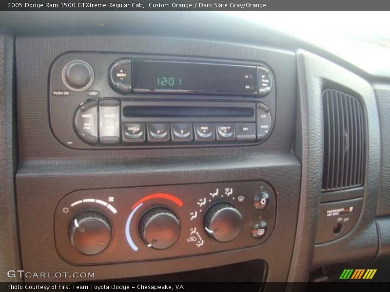 Custom Orange / Dark Slate Gray/Orange 2005 Dodge Ram 1500 GTXtreme Regular Cab