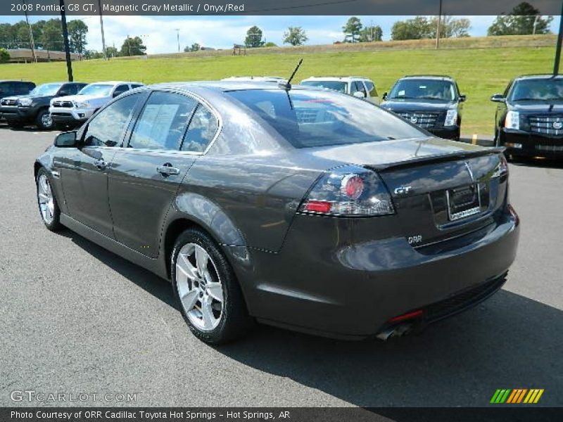 Magnetic Gray Metallic / Onyx/Red 2008 Pontiac G8 GT