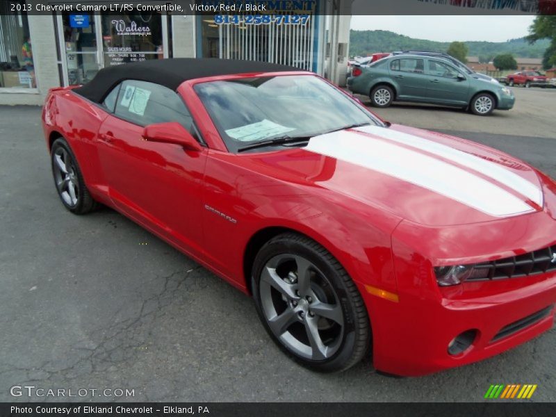 Victory Red / Black 2013 Chevrolet Camaro LT/RS Convertible